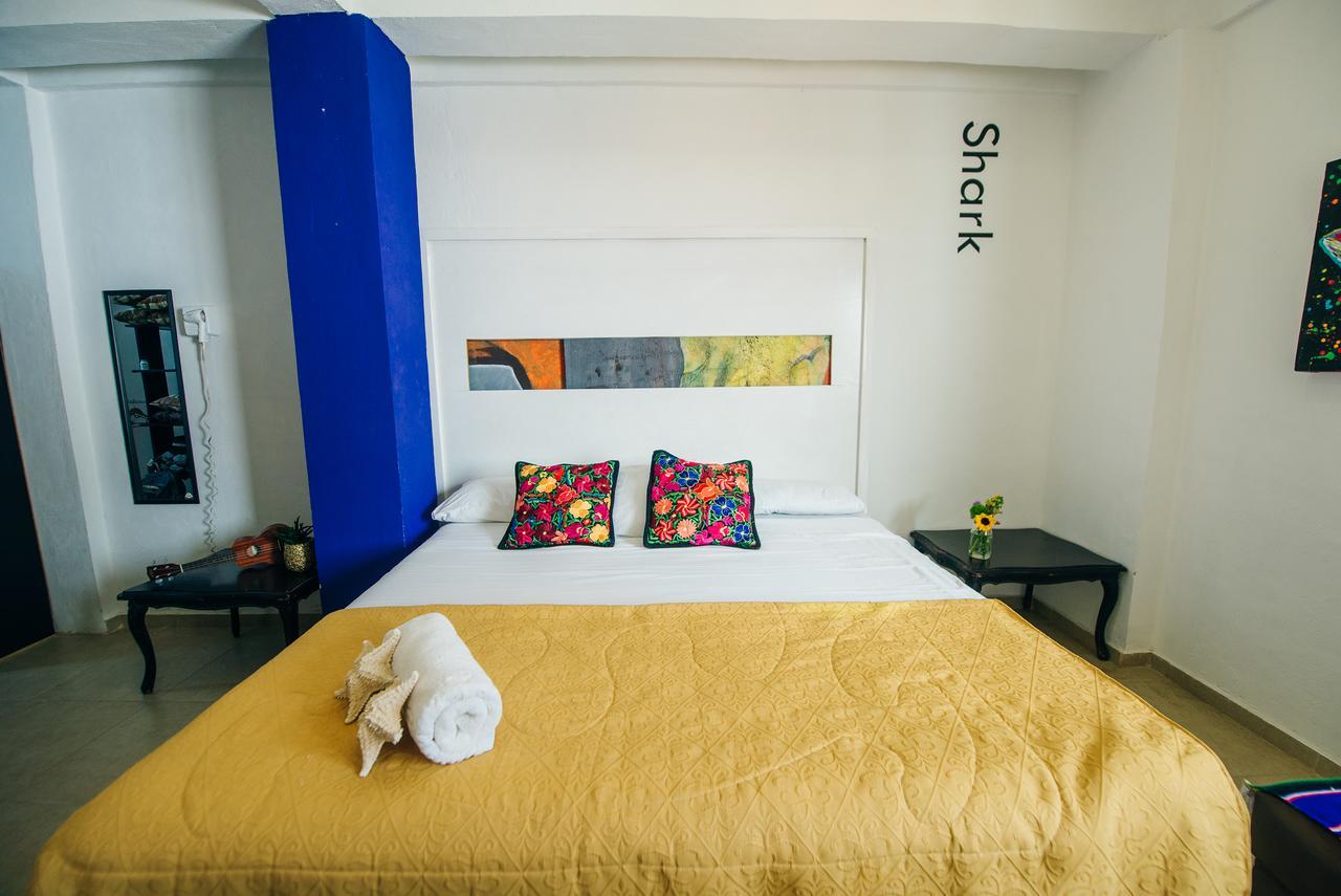 The Mermaid Hostel Beach (Adults Only) Cancún Exteriér fotografie