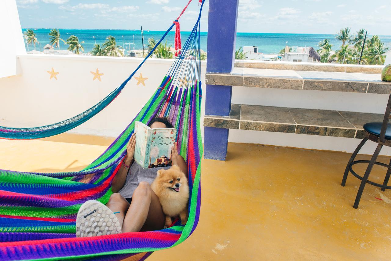 The Mermaid Hostel Beach (Adults Only) Cancún Exteriér fotografie