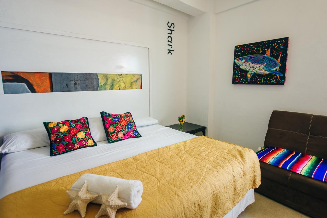 The Mermaid Hostel Beach (Adults Only) Cancún Exteriér fotografie