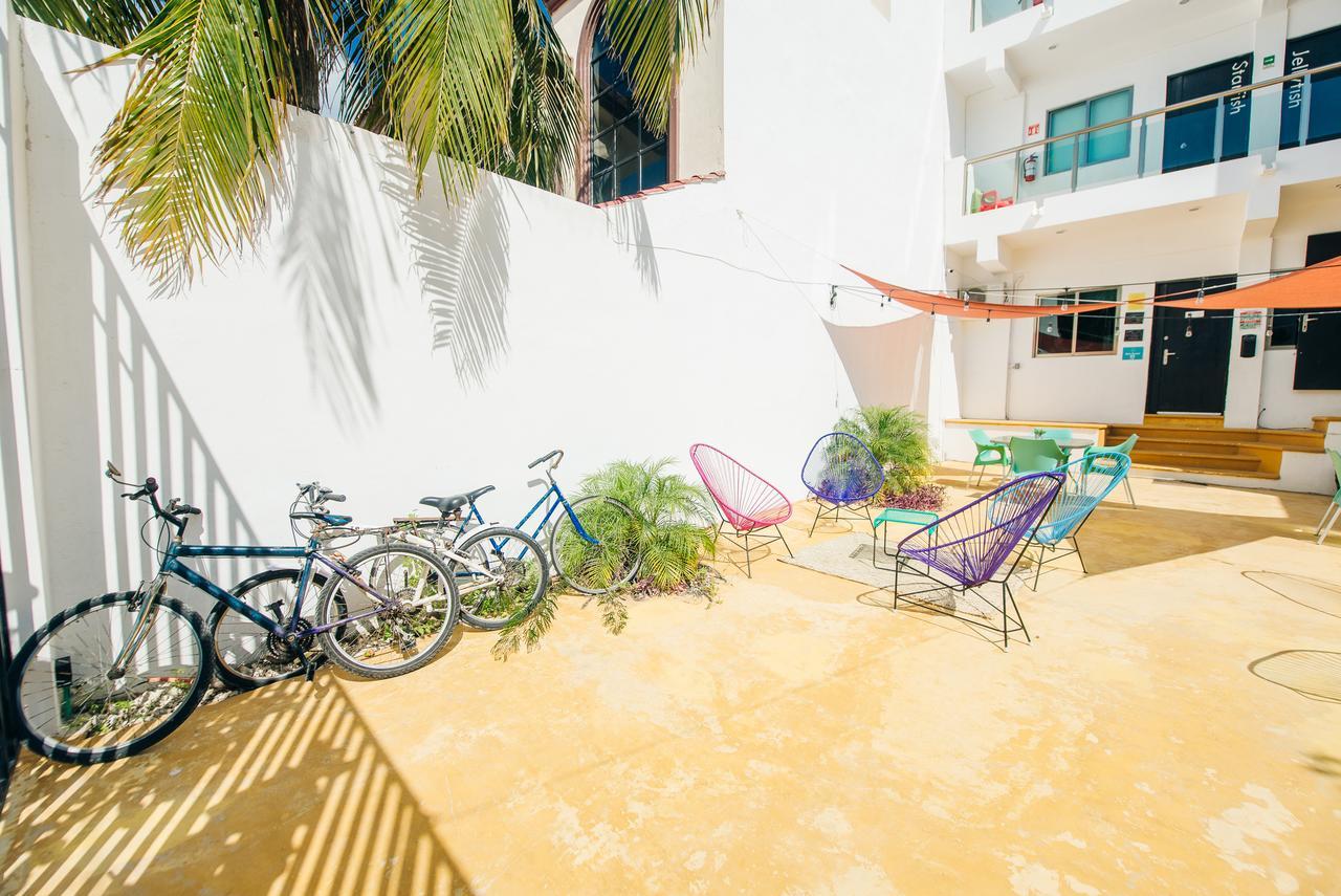 The Mermaid Hostel Beach (Adults Only) Cancún Exteriér fotografie