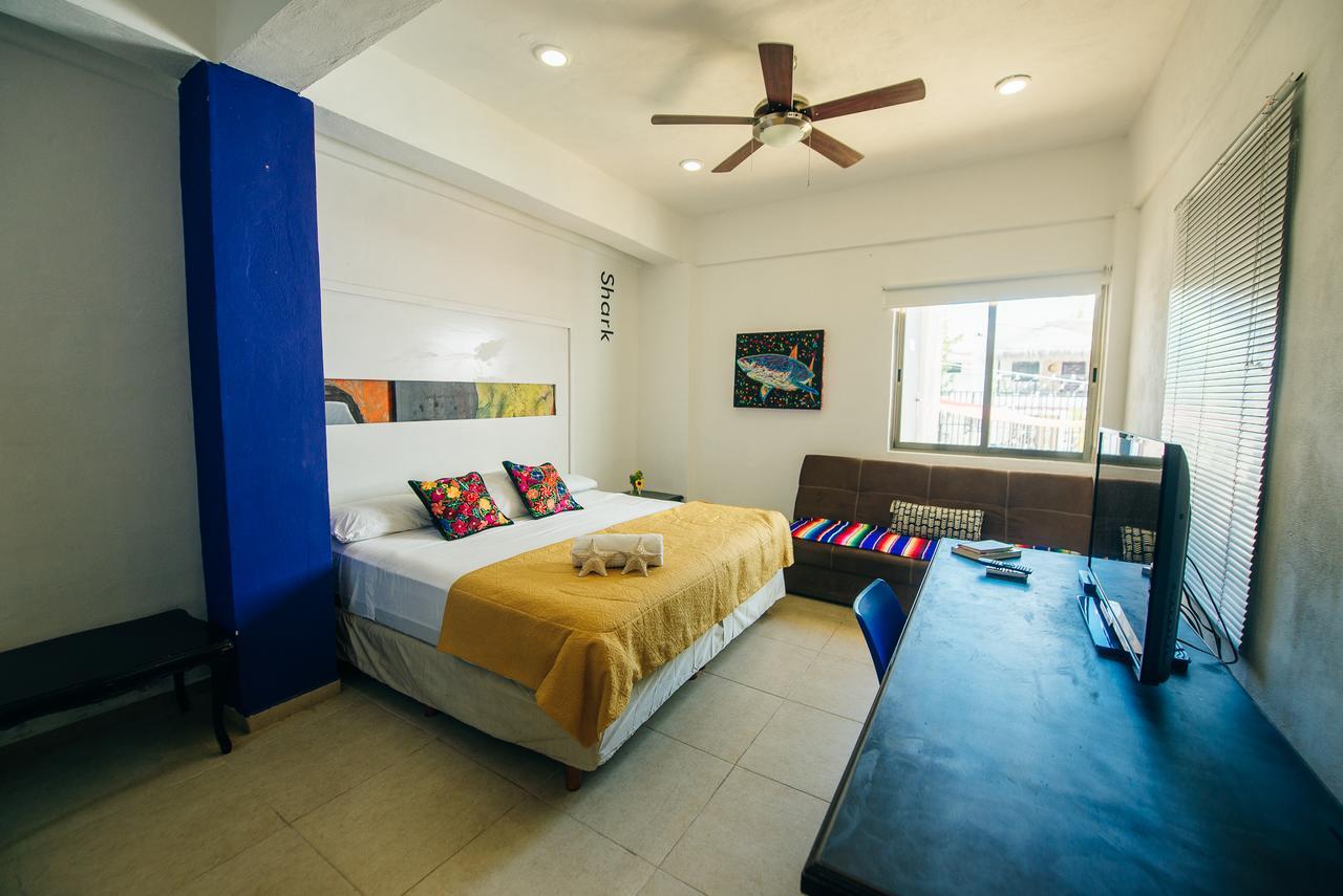 The Mermaid Hostel Beach (Adults Only) Cancún Exteriér fotografie