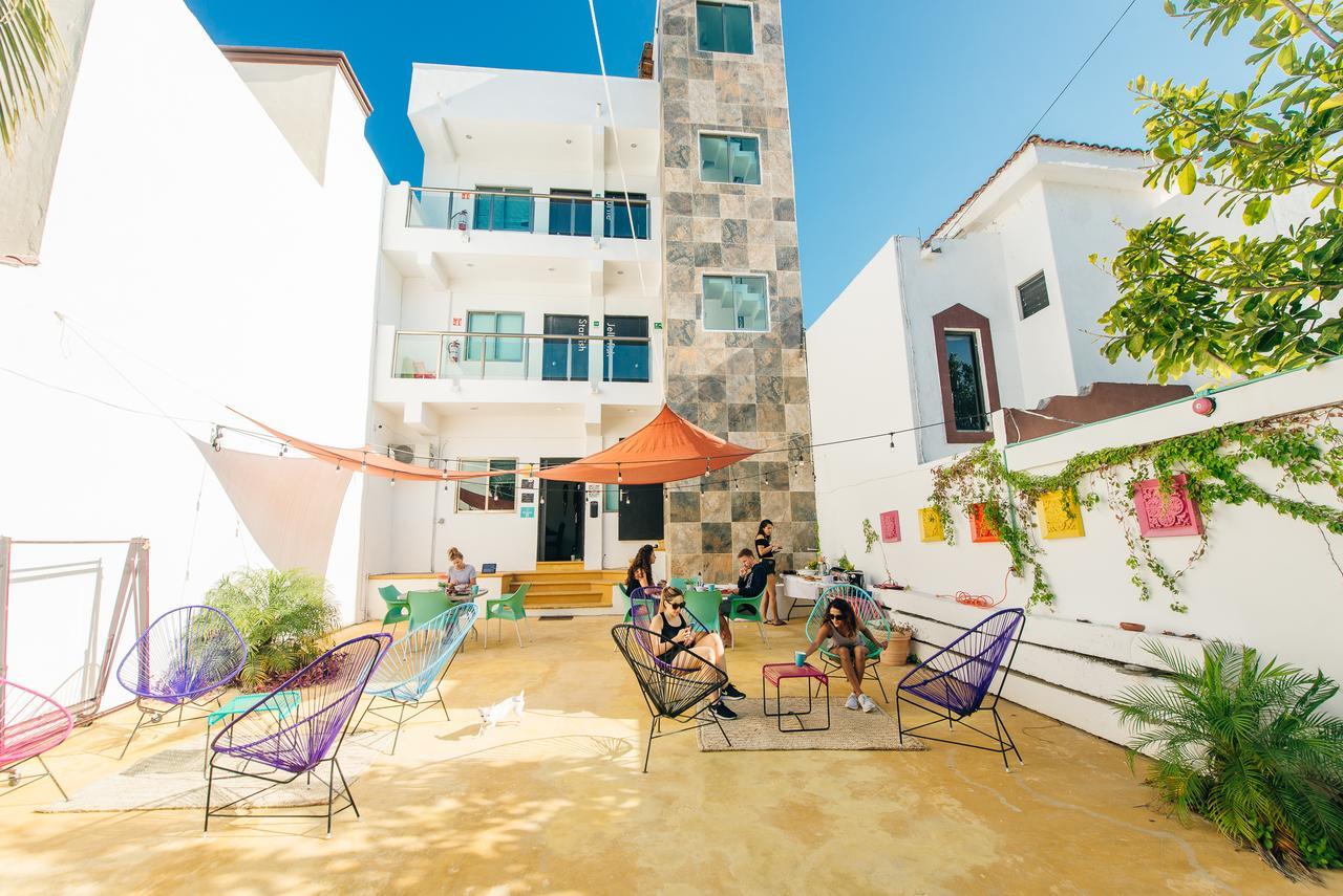 The Mermaid Hostel Beach (Adults Only) Cancún Exteriér fotografie