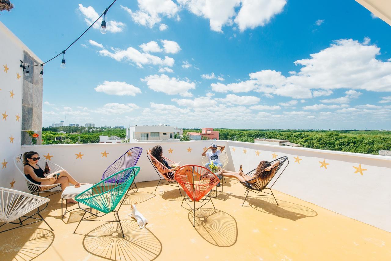 The Mermaid Hostel Beach (Adults Only) Cancún Exteriér fotografie